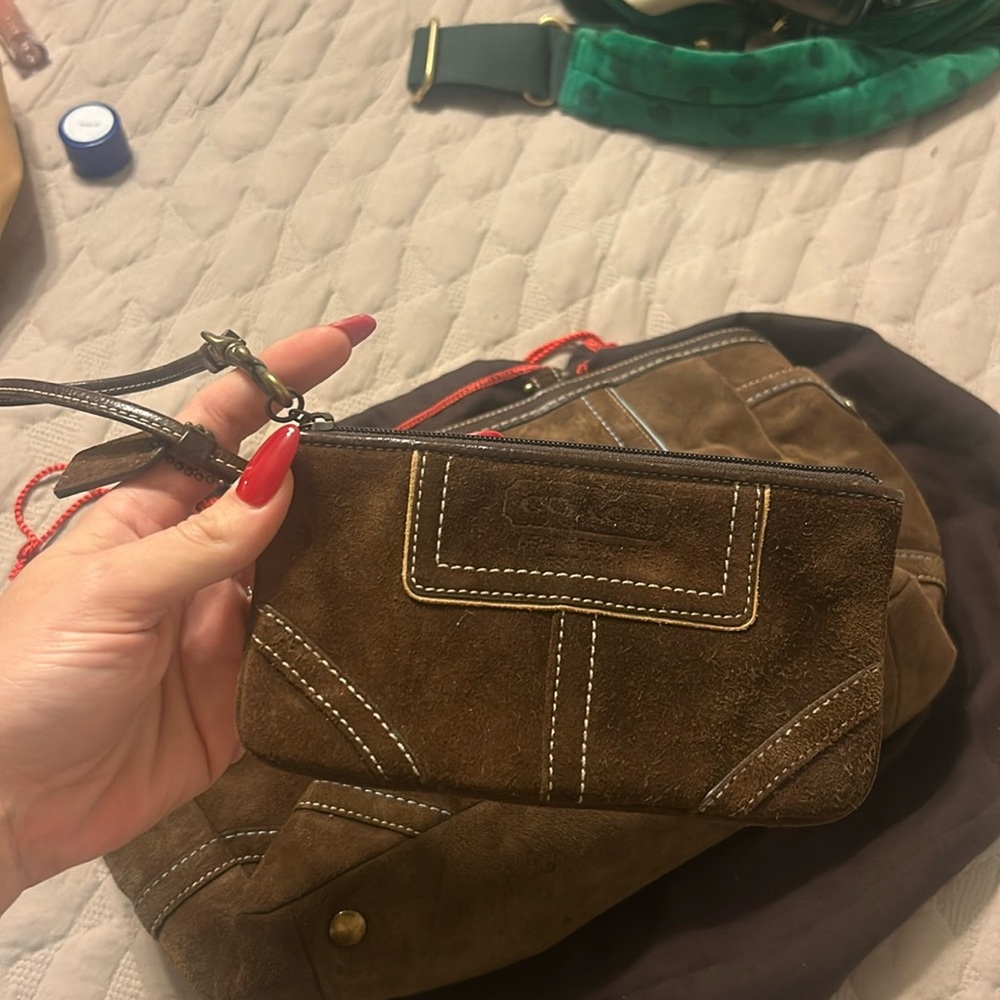Coach zip wallet